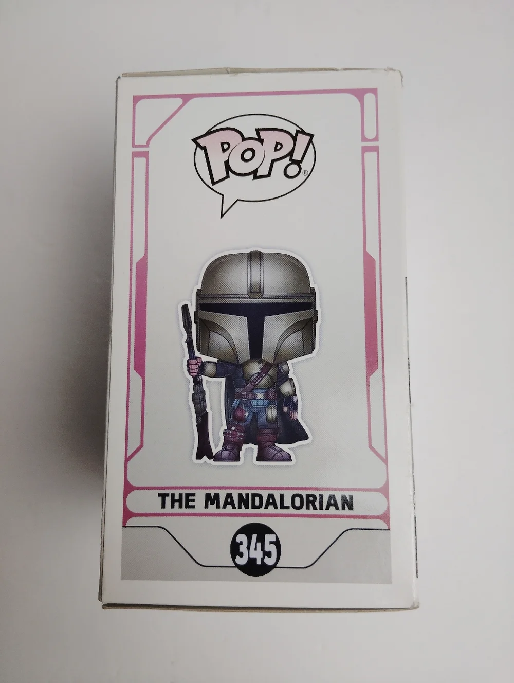 The Mandalorian - Mandalorian Funko Pop Bobblehead #345 Vinyl Figure  - Picture 3 of 7